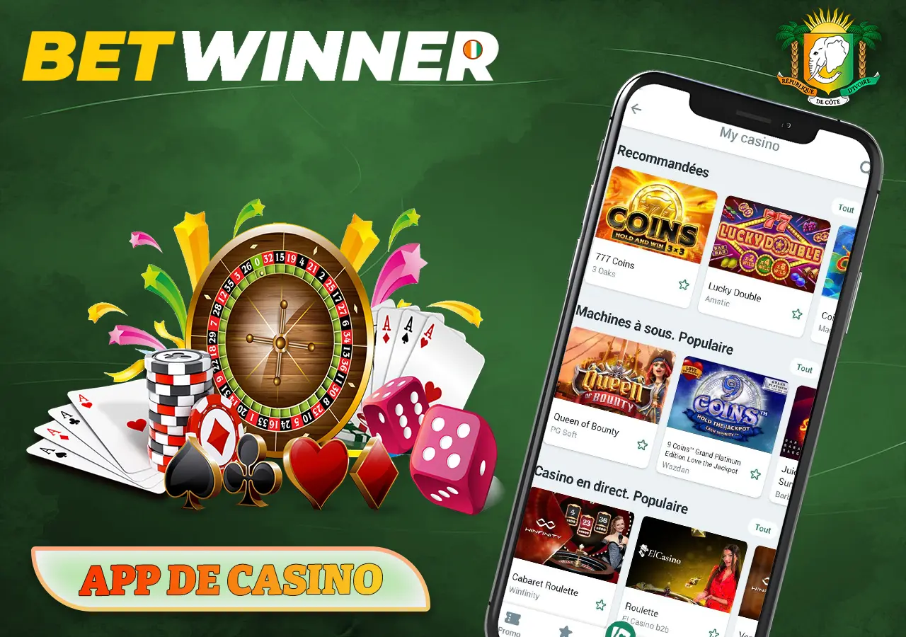 Application mobile du casino Betwinner